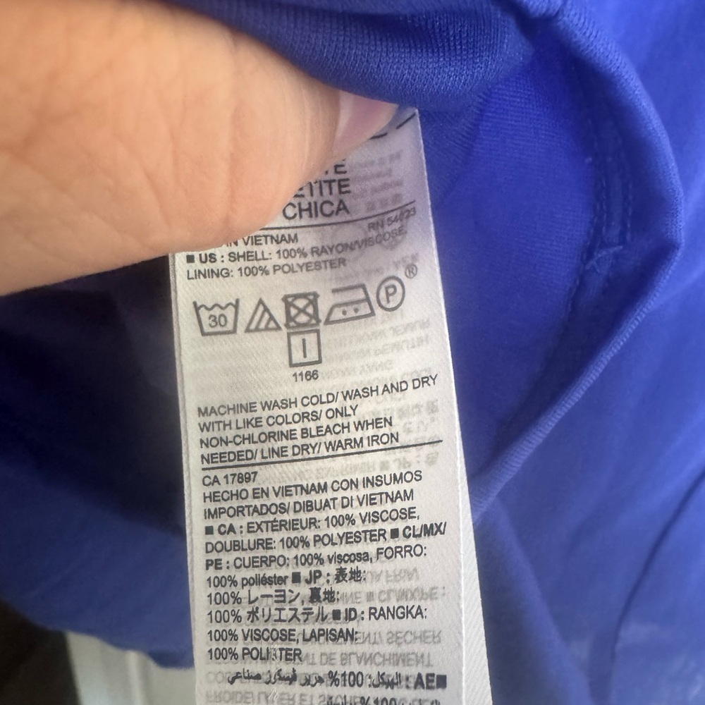 Old Navy Royal Blue Women's Tunic - Picture 6 of 6